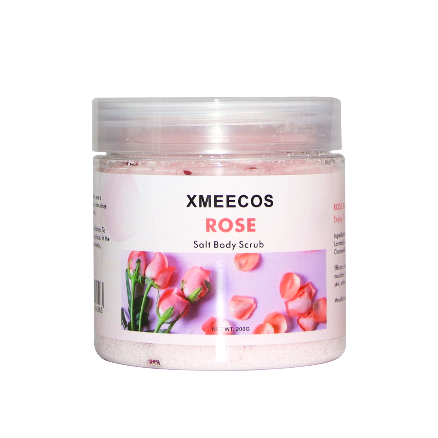 Custom Logo Natural Rose Plant Body Scrub
