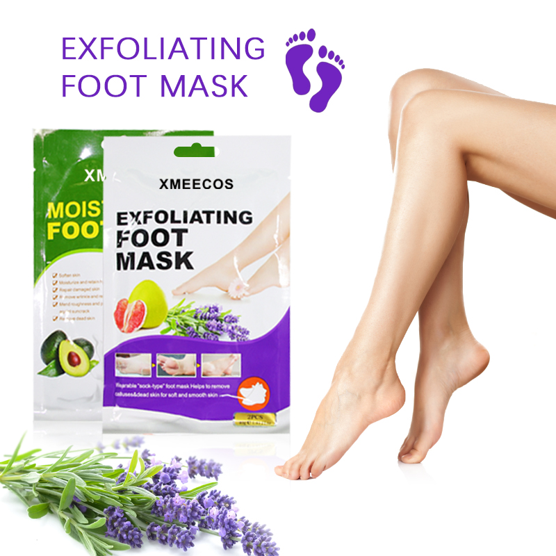 Natural Organic Lavender Foot Peel Mask Peeling Nourishing Exfoliating Foot Mask