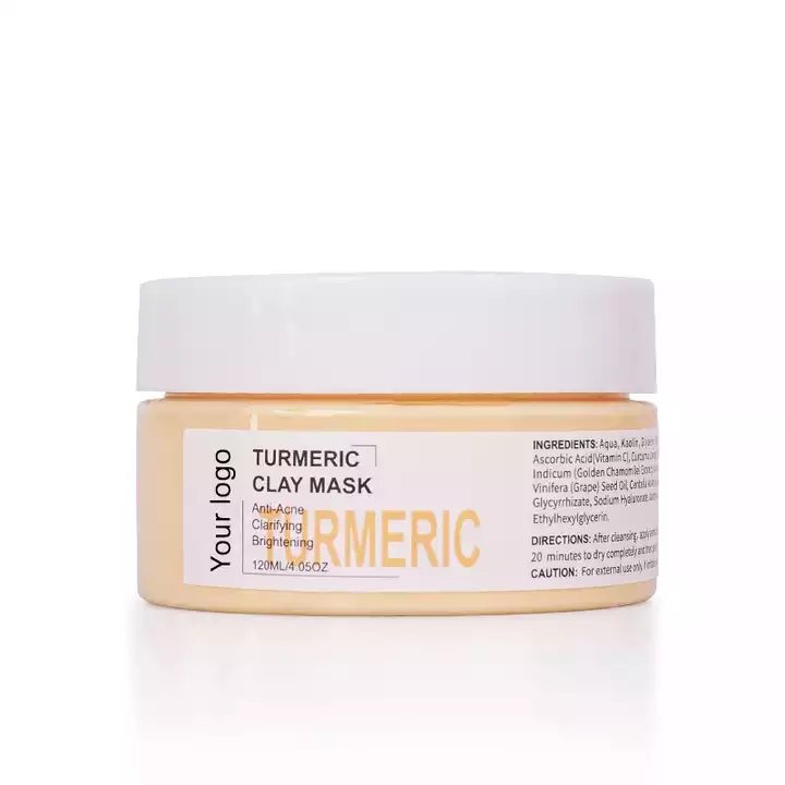 Custom Natural Organic Vegan Facial Cream Whitening Tumeric Skin Care
