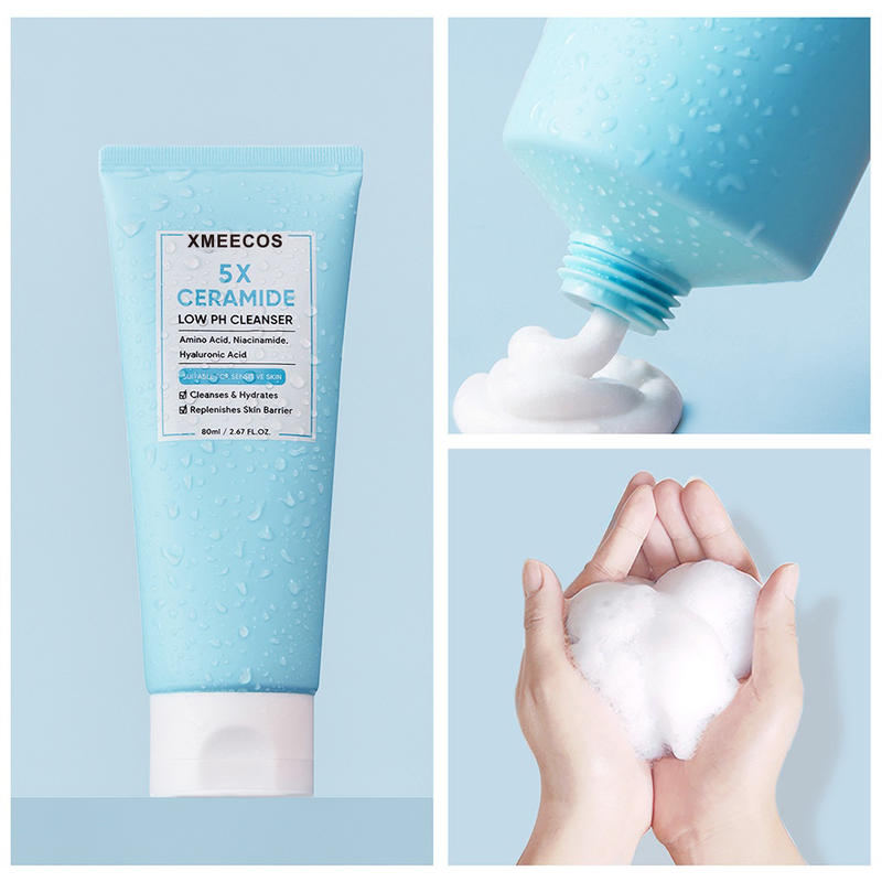 5x Ceramide Low PH Amino Acid,niacinamide Foaming Cleanser