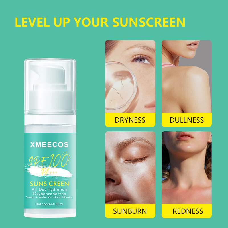OEM ODM Facial Body Whitening Sun Cream Sunblock Skin Protective SPF 100 Facial Sunscreen