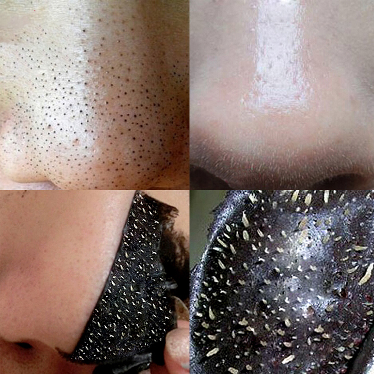 Bamboo Charcoal Blackhead Tearing Facial Masks Black Carbon Face Mask Facemask Skin Care Masks of Blackhead