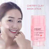 Skin Care Strawberry Stick Purifying Deep Clean Pink Clay face Mask Stick