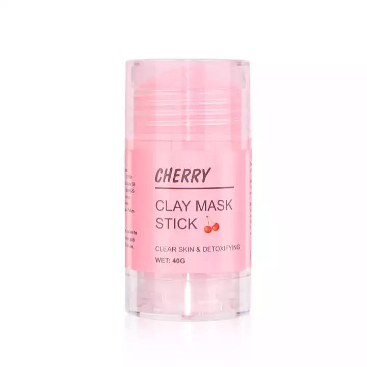 Skin Care Strawberry Stick Purifying Deep Clean Pink Clay face Mask Stick