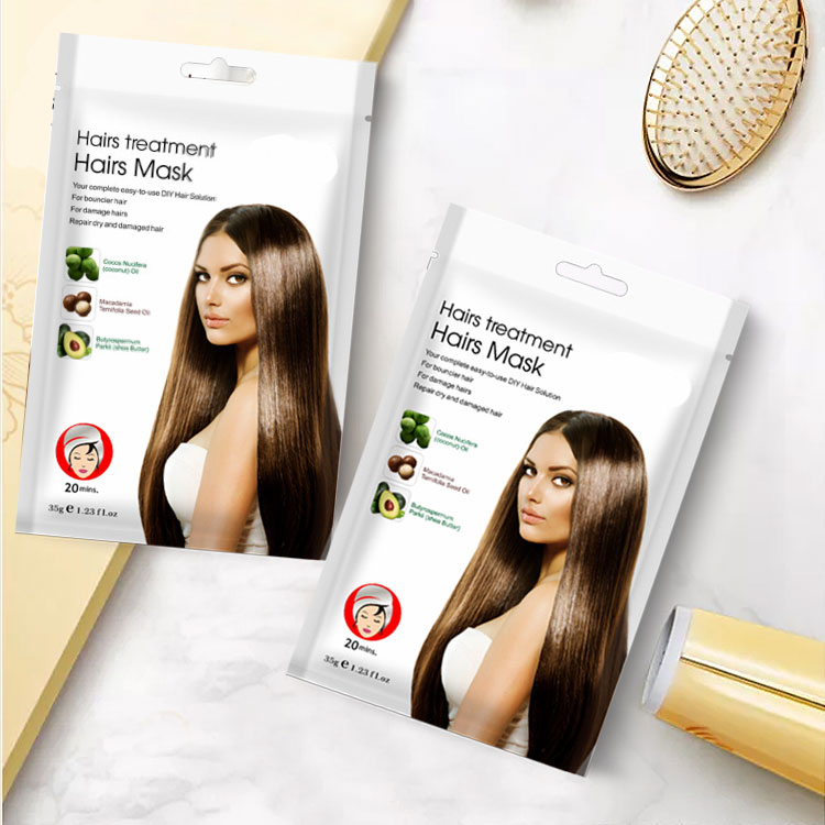 Argan Oil Treatment Hair Mask Cap for Damaged Hair