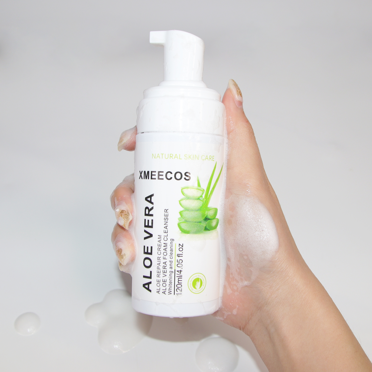 Amino Acid Aloe Vera Cleansing Mousse Facial Cleanser