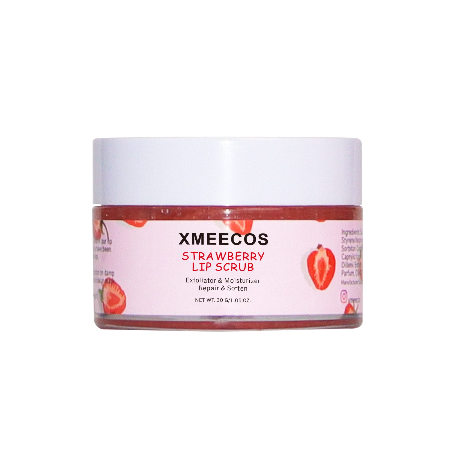 Strawberry Lip Scrub Nourish Dead Skin Remover Scrub