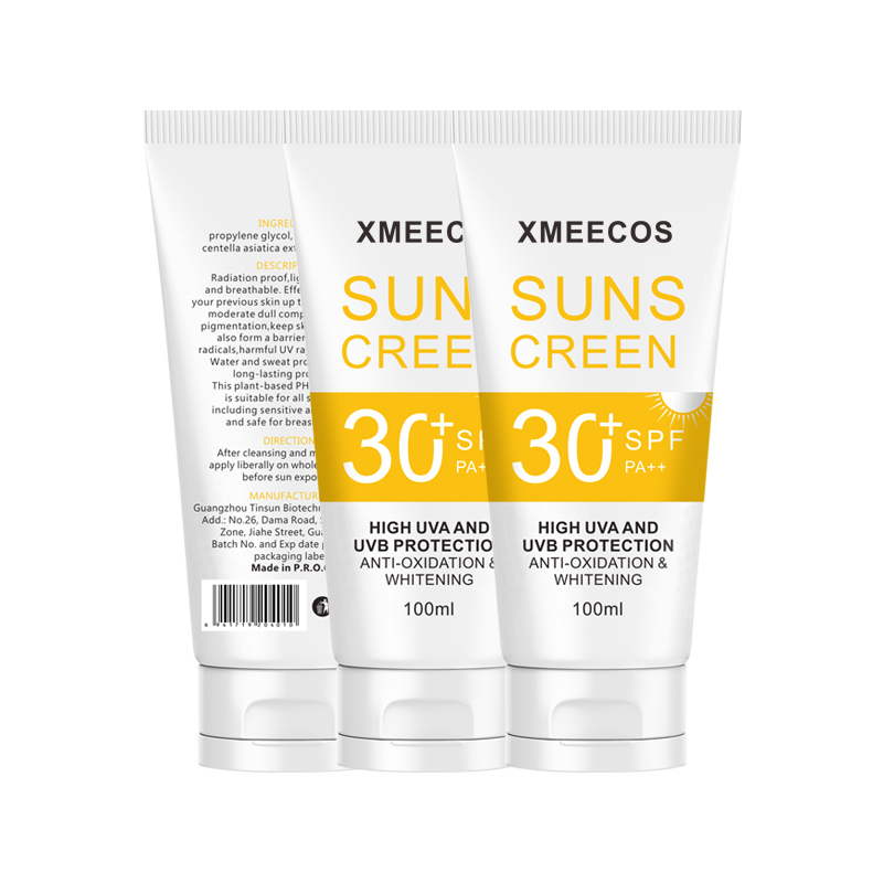Sunscreen Spf 30 + Organic Anti-uv Waterproof Anti-perspiration Refreshing Sunscreen 