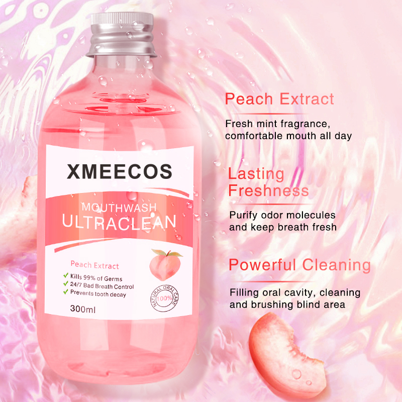 300ml Freshing Breath Fruit Flavors Mouthwash Cleaning Teeth Whitening Mouth Wash