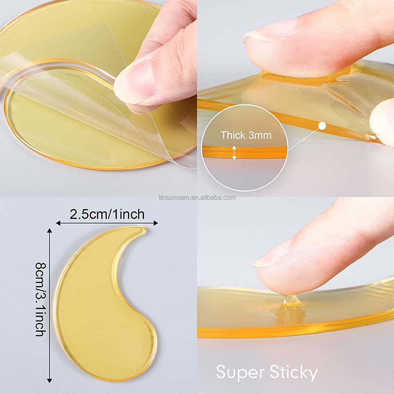 Under Eye Sleeping Mask Crystal Gel 24k Gold Collagen Eye Patches 